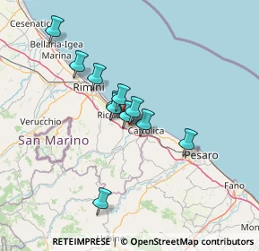 Mappa CAP, 47843 Misano Adriatico RN, Italia (10.61091)