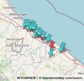 Mappa CAP, 47843 Misano Adriatico RN, Italia (10.28875)