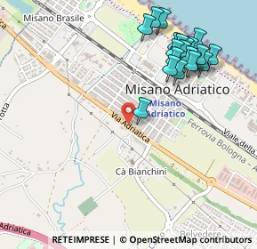 Mappa CAP, 47843 Misano Adriatico RN, Italia (0.58)