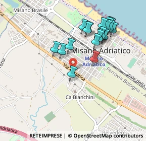 Mappa CAP, 47843 Misano Adriatico RN, Italia (0.49)