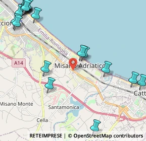 Mappa CAP, 47843 Misano Adriatico RN, Italia (3.259)