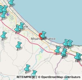 Mappa CAP, 47843 Misano Adriatico RN, Italia (6.664)