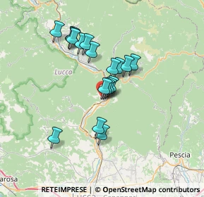 Mappa 55023 Borgo a Mozzano LU, Italia (5.76278)
