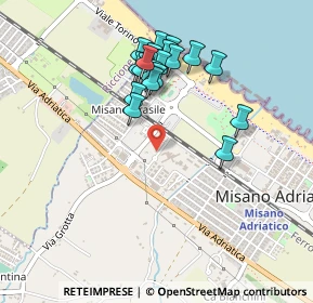 Mappa Via Rossini, 47843 Misano Adriatico RN, Italia (0.44)