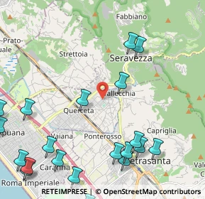 Mappa Via Trento, 55047 Seravezza LU, Italia (3.075)