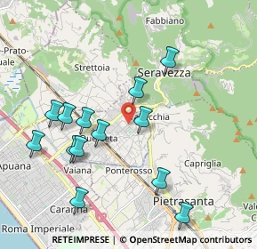 Mappa Via Trento, 55047 Seravezza LU, Italia (2.07692)