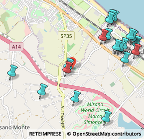 Mappa Via Salta, 47843 Villaggio Argentina RN, Italia (1.367)