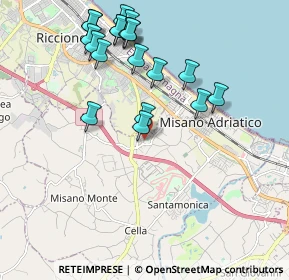 Mappa Via Salta, 47843 Villaggio Argentina RN, Italia (2.165)