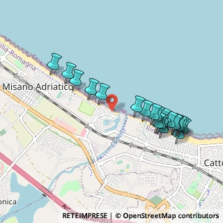 Mappa Via Delle Mimose, 47843 Misano Adriatico RN, Italia (1.0205)