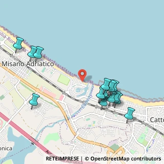 Mappa Via Delle Mimose, 47843 Misano Adriatico RN, Italia (1.104)