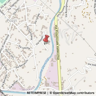 Mappa Via Naveri, 18, 55047 Viareggio, Lucca (Toscana)