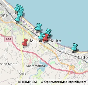 Mappa Via Cesare Battisti, 47843 Misano Adriatico RN, Italia (1.98)