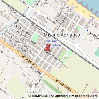 Mappa Via Cesare Battisti, 25, 47843 Misano Adriatico, Rimini (Emilia Romagna)