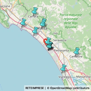 Mappa Via A. Canova, 55042 Forte dei Marmi LU, Italia (6.4725)