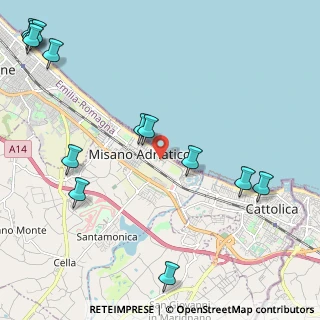 Mappa Via Tommasso Grossi, 47843 Misano Adriatico RN, Italia (3.01923)