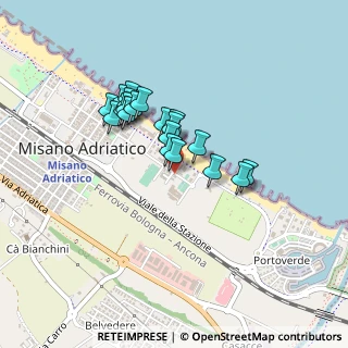 Mappa Via Tommasso Grossi, 47843 Misano Adriatico RN, Italia (0.3335)