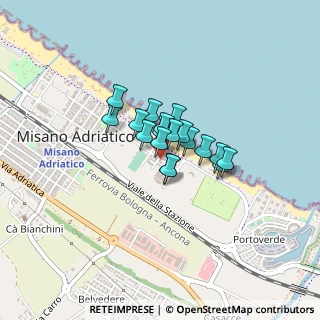 Mappa Via Tommasso Grossi, 47843 Misano Adriatico RN, Italia (0.22222)
