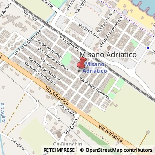 Mappa Via della Repubblica, 100, 47843 Misano Adriatico, Rimini (Emilia Romagna)