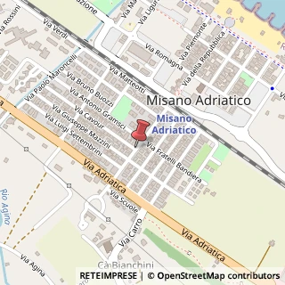 Mappa Via Cavour,  2, 47843 Misano Adriatico, Rimini (Emilia Romagna)