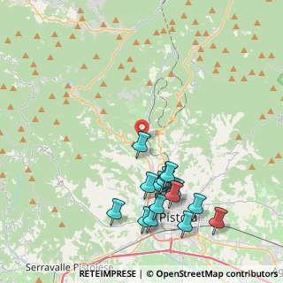 Mappa Via Elio Vittorini, 51100 Pistoia PT, Italia (4.638)