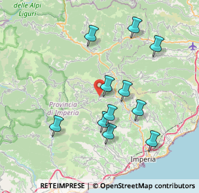 Mappa SP 24, 18021 Borgomaro IM (7.35)