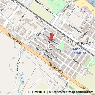 Mappa Via garibaldi 36, 47843 Misano Adriatico, Rimini (Emilia Romagna)