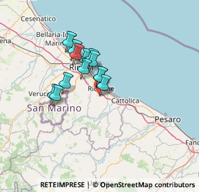 Mappa Via cella, 47843 Misano Adriatico RN, Italia (9.85769)