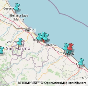 Mappa Via Giuseppe Mazzini, 47843 Misano Adriatico RN, Italia (22.77286)