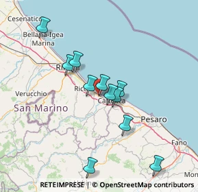 Mappa Via Giuseppe Mazzini, 47843 Misano Adriatico RN, Italia (13.03)