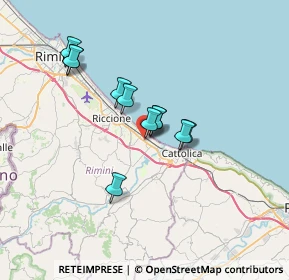 Mappa Via Giuseppe Mazzini, 47843 Misano Adriatico RN, Italia (5.40909)