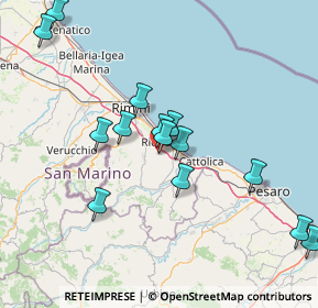 Mappa Via dell'Industria, 47843 Raibano RN, Italia (15.64)