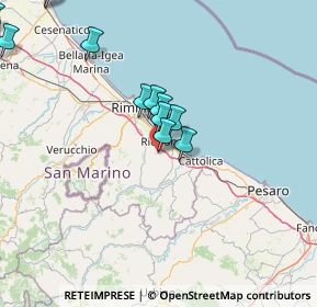 Mappa Via dell'Industria, 47843 Raibano RN, Italia (19.09692)