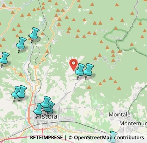 Mappa Via di Lupicciano, 51100 Pistoia PT, Italia (5.70917)