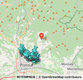 Mappa Via di Lupicciano, 51100 Pistoia PT, Italia (4.663)