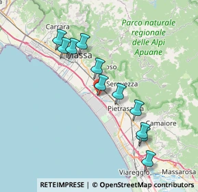 Mappa Via Ciocche, 55047 Pietrasanta LU, Italia (7.35818)