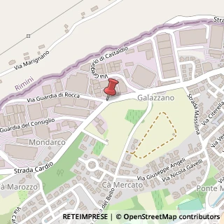 Mappa Strada Cardio, 22, 47899 Verucchio, Rimini (Emilia Romagna)