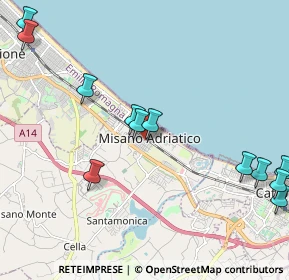 Mappa Via G. Matteotti, 47843 Misano Adriatico RN, Italia (2.63833)