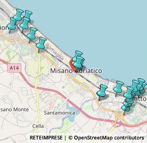 Mappa Via G. Matteotti, 47843 Misano Adriatico RN, Italia (2.7905)