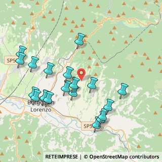 Mappa Via Vezzano, 50032 Borgo San Lorenzo FI, Italia (4.4515)