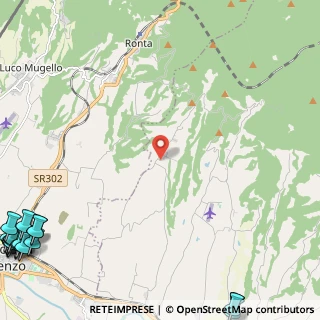 Mappa Via Vezzano, 50032 Borgo San Lorenzo FI, Italia (4.797)