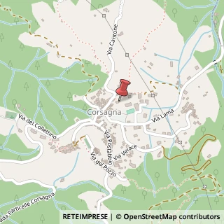 Mappa Via Cantone, 49, 55023 Corsagna LU, Italia, 55023 Borgo a Mozzano, Lucca (Toscana)