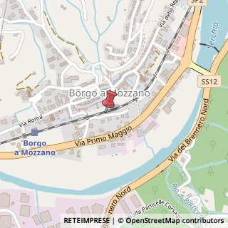 Mappa Via dei Giardini, 6, 55023 Borgo a Mozzano, Lucca (Toscana)