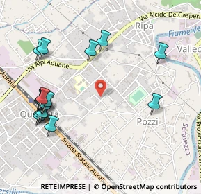 Mappa Via Baraglino, 55047 Seravezza LU, Italia (0.616)