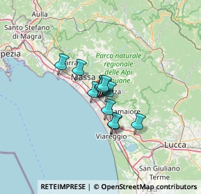 Mappa Via Baraglino, 55047 Seravezza LU, Italia (6.81417)