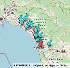 Mappa Via Baraglino, 55047 Seravezza LU, Italia (9.839)