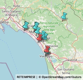 Mappa Via Baraglino, 55047 Seravezza LU, Italia (9.18357)