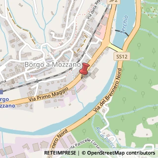 Mappa Via I Maggio, 52, 55023 Borgo a Mozzano, Lucca (Toscana)