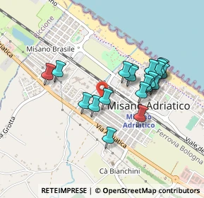 Mappa Via Antonio Gramsci, 47843 Misano Adriatico RN, Italia (0.406)