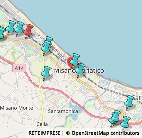 Mappa Via Antonio Gramsci, 47843 Misano Adriatico RN, Italia (2.95429)
