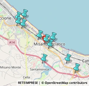 Mappa Via Antonio Gramsci, 47843 Misano Adriatico RN, Italia (1.97727)